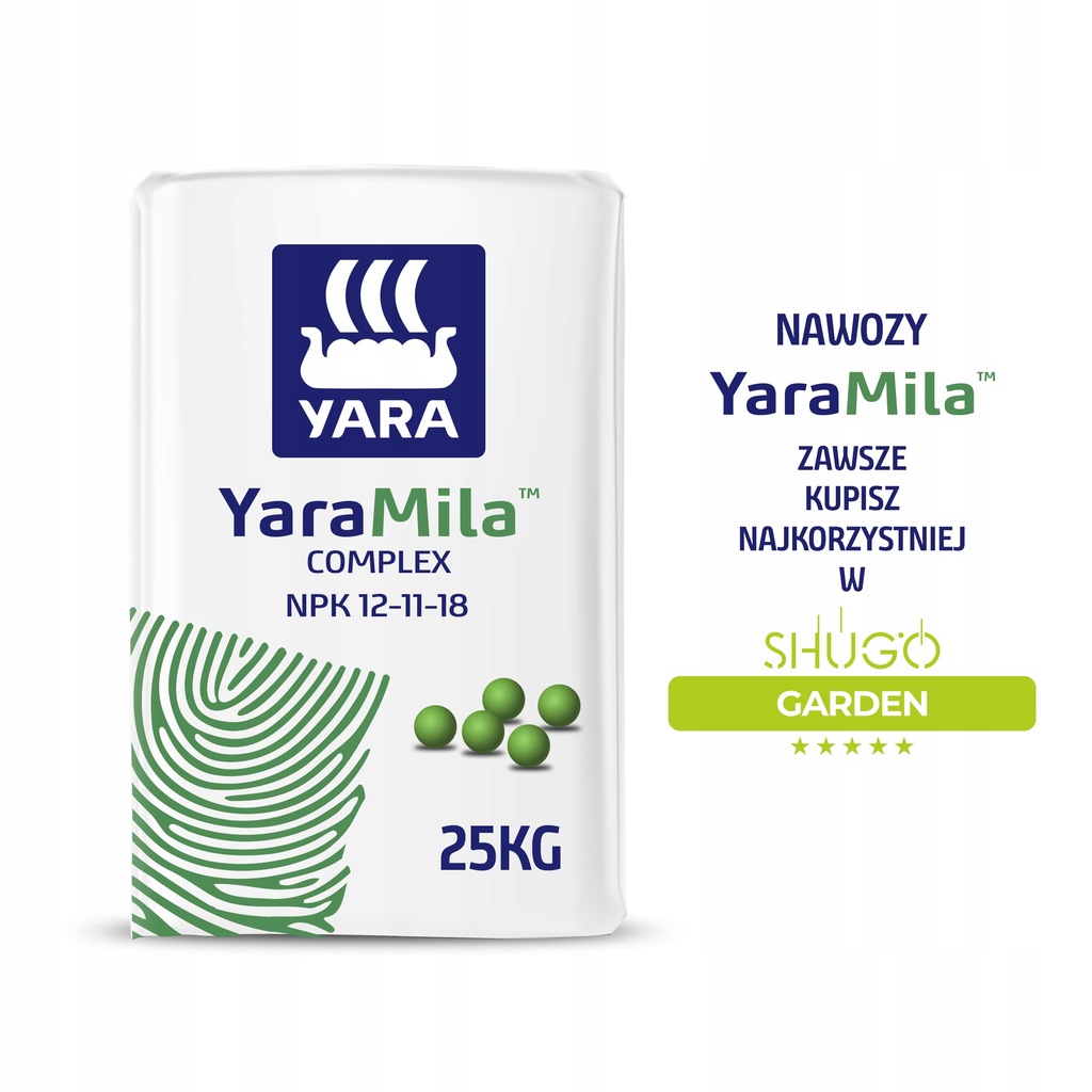 Nawóz do trawy Yara YARA Mila25kg 10243188291