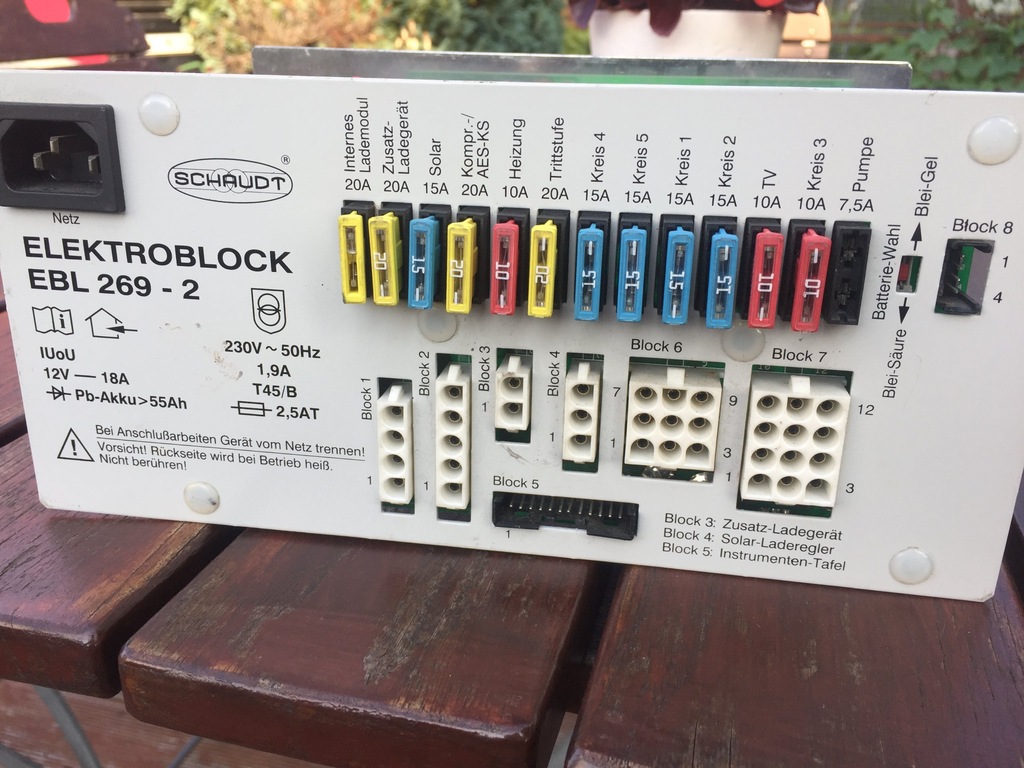 Elektroblock EBL 2692 220V12V kamper 7450582963 oficjalne