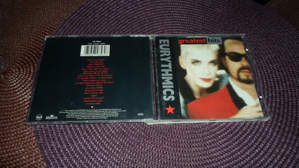 EURYTHMICS GREATEST HITS 12867791514 oficjalne archiwum Allegro
