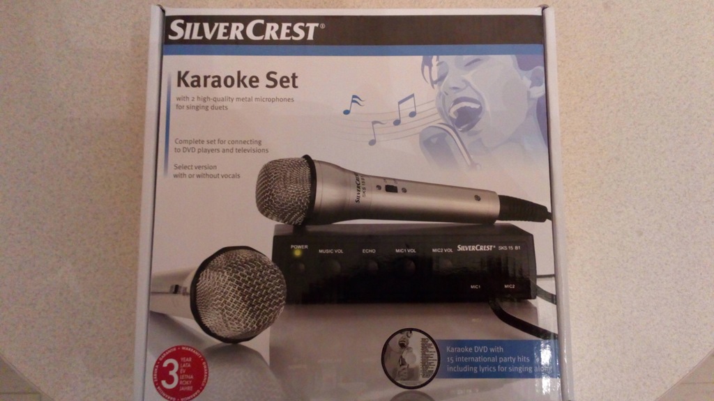 ZESTAW DO KARAOKE SILVERCREST NOWY!!! 11764448709 oficjalne