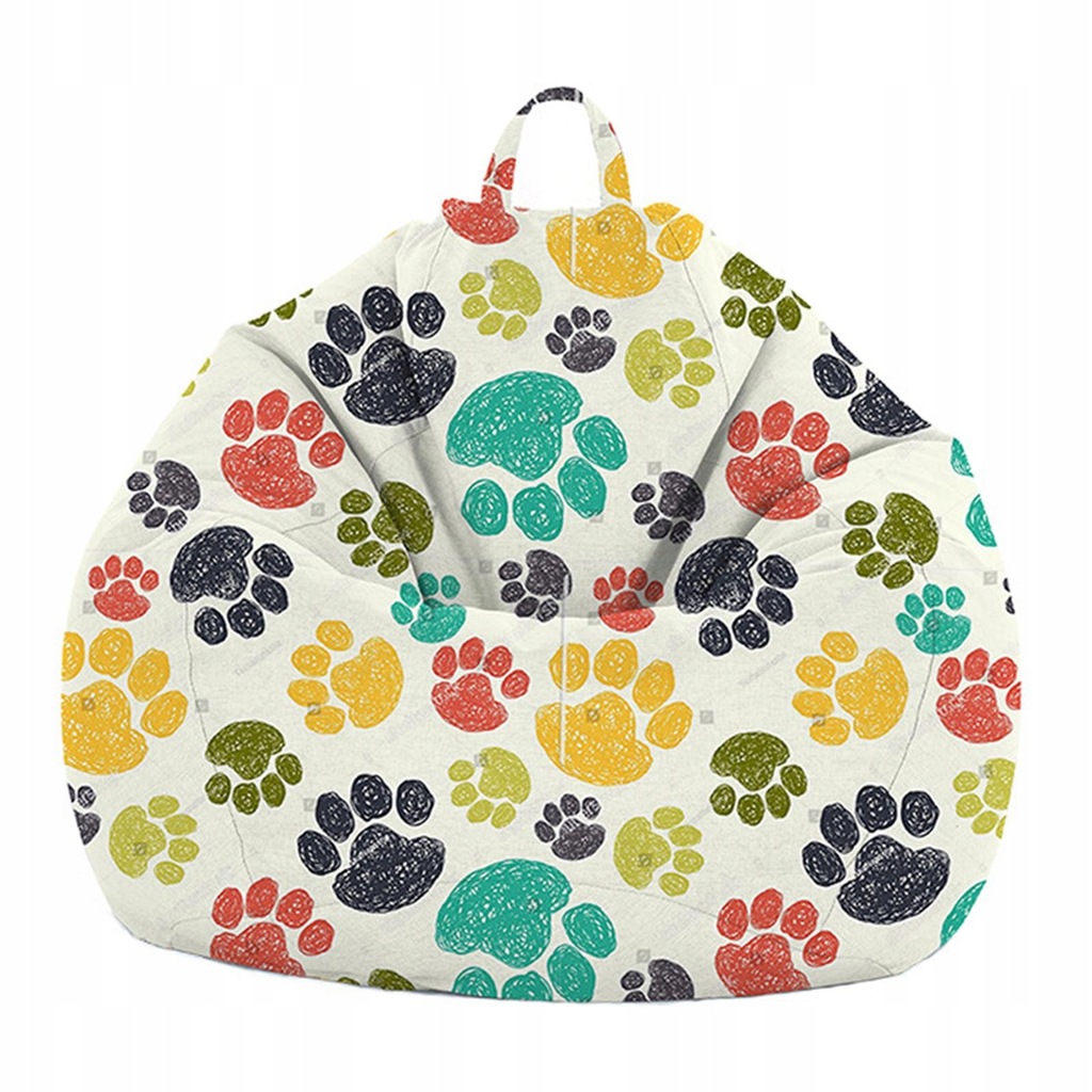 Animal Print Beanbag Pokrowiec na krzesło Dzieci 11345415569