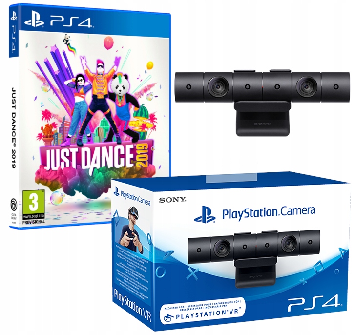 ZESTAW JUST DANCE 2019 PS4 + KAMERA PLAYSTATION V2 7725039910