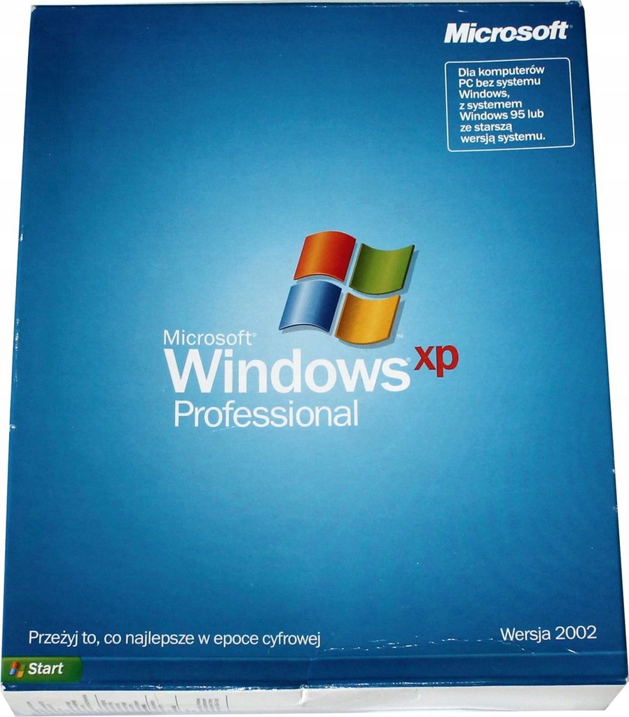 Windows XP Professional BOX PL 8416825575 oficjalne archiwum Allegro