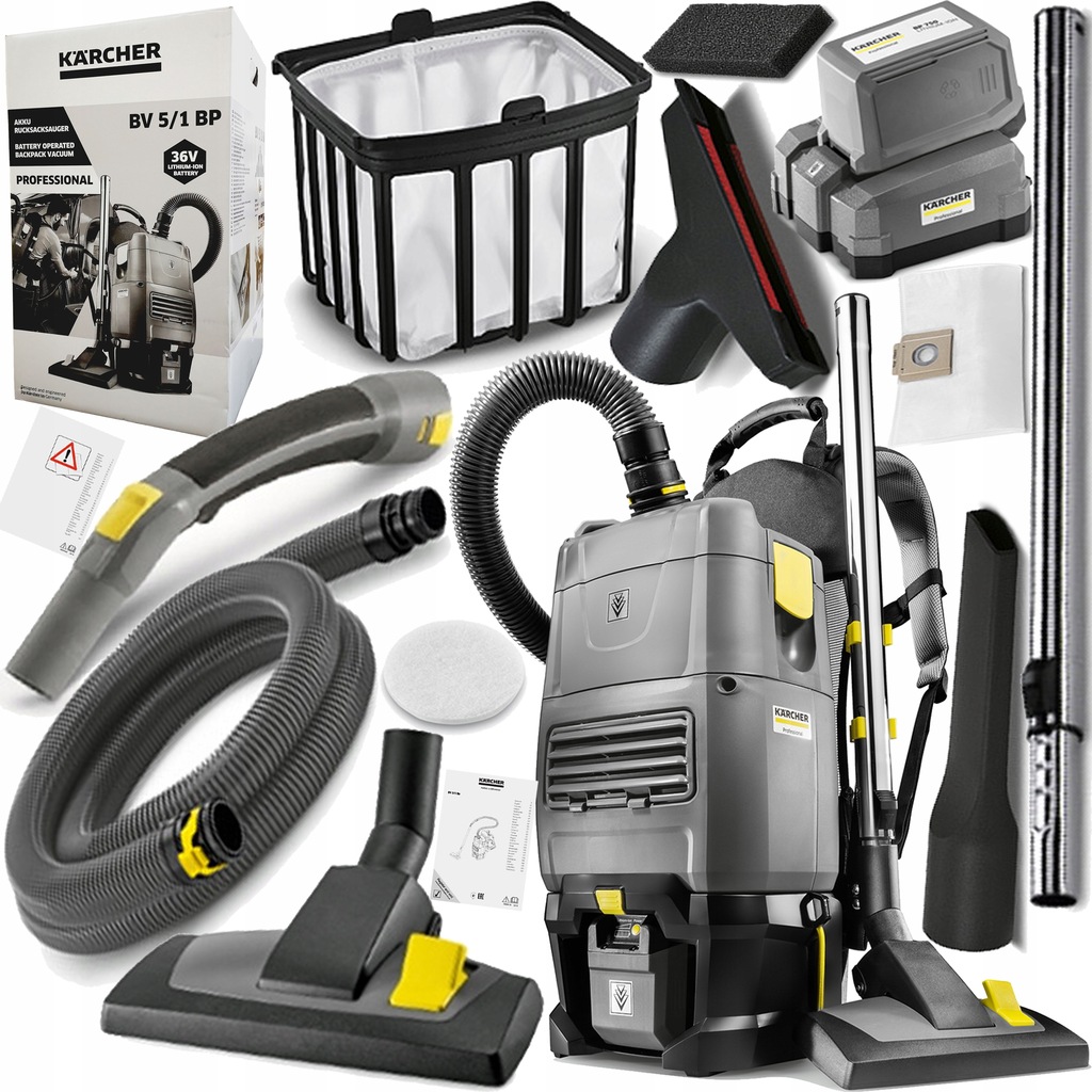 KARCHER BV 5/1 Bp ODKURZACZ BATERYJNY PLECAKOWY 7959025050