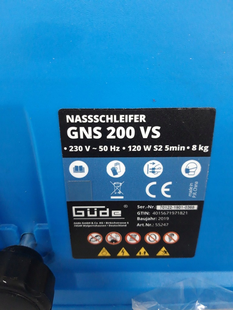Szlifierka Gude 55247 GNS 200 VS 120W - 9140493599 - oficjalne archiwum
