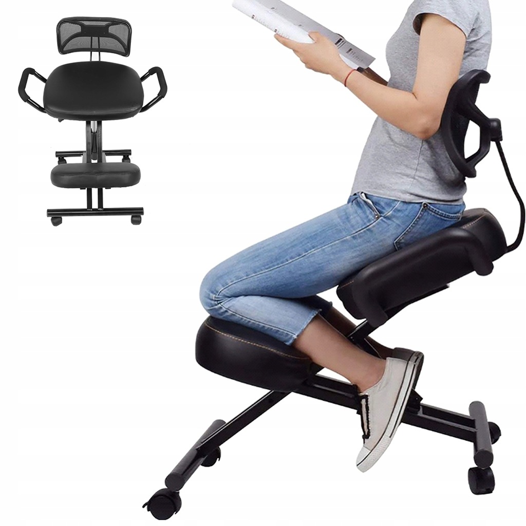 Ergonomiczne krzesło składane z podporą kolan 11066721489 oficjalne