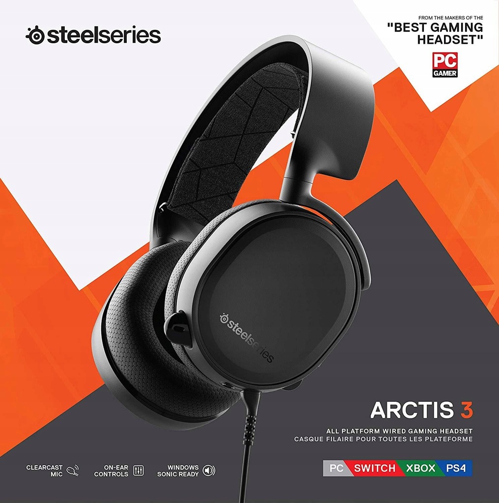 Słuchawki gamingowe Steelseries Arctis 3 Model2019 7714102935