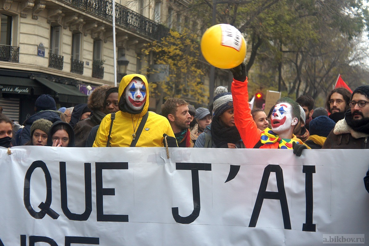 Manifestation à Paris, 5 décembre 2019, contre la réforme des retraites