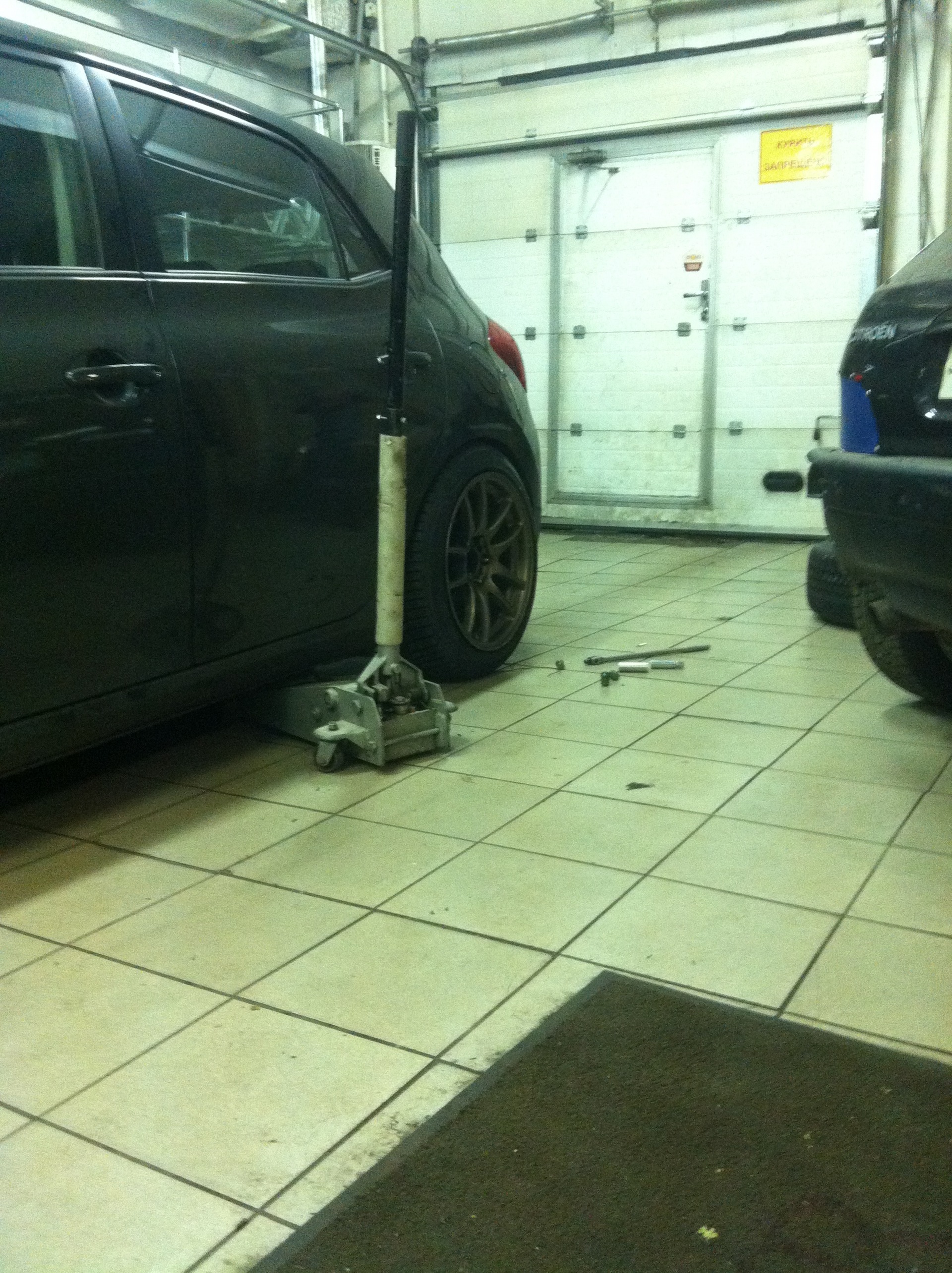 Work Emotion Crkai 9J к зиме примерка — Toyota Auris (1G), 1,6 л, 2008