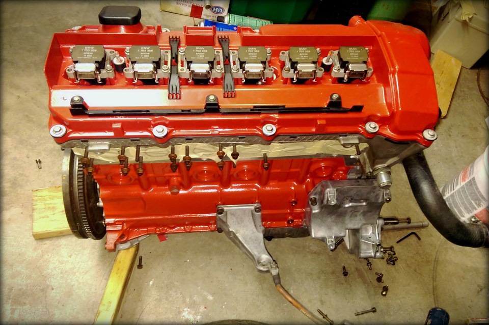 Мотор (M50 vanos 2.5L) — BMW 5 series (E34), 2,5 л, 1995 года