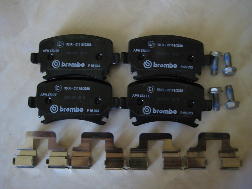 BRAKE PADS — Volkswagen Passat B6, 2 л, 2005 года запчасти DRIVE2