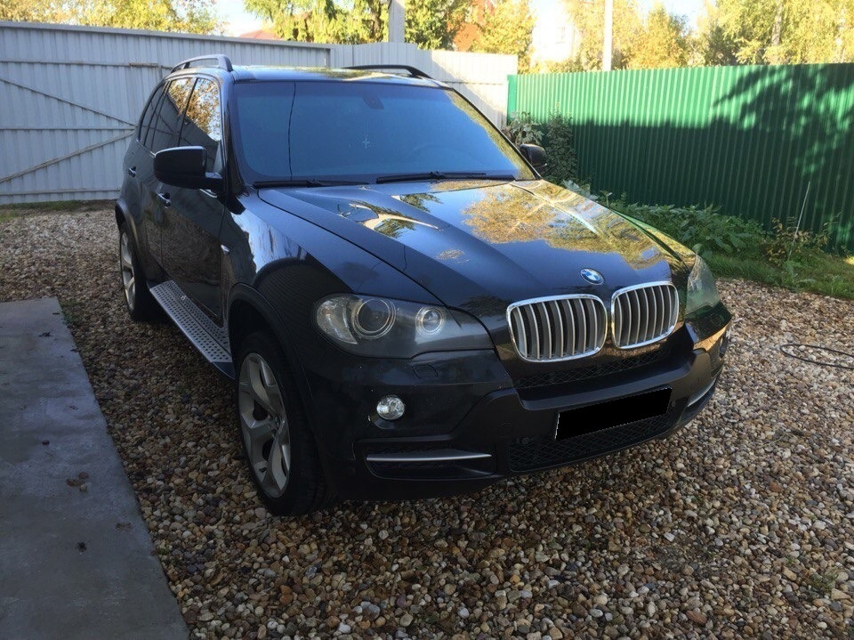 Как подготавливают машины к поклейке… — BMW X5 (E70), 4,8 л, 2008 года