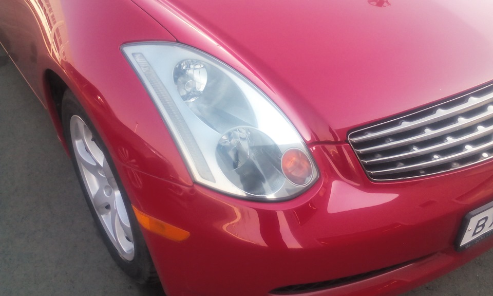 Шпилировка фар ну и мойка, а чоб нетто? — Infiniti G35 Coupe, 3,5 л