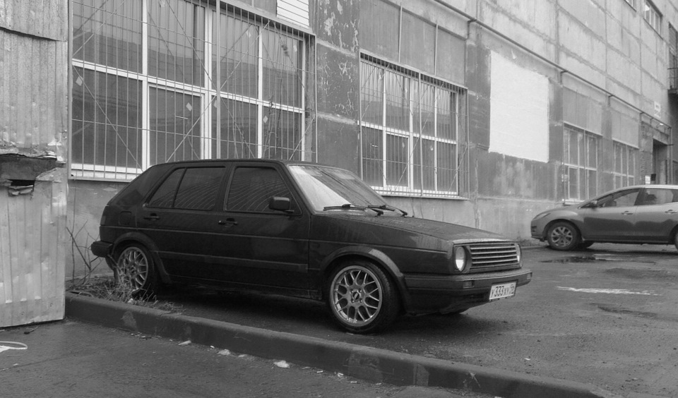 Унылый вид — Volkswagen Golf Mk2, 1,6 л, 1989 года фотография DRIVE2