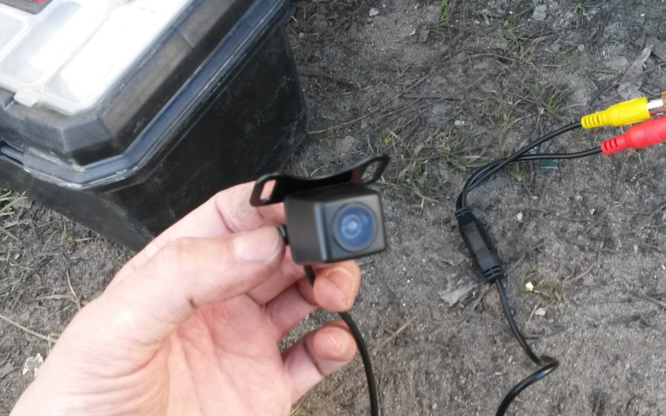 Установка камеры переднего вида — Honda Accord (7G), 2,4 л, 2007 года