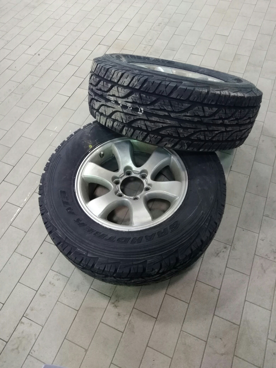 dunlop grandtrek A/T3 — Toyota Land Cruiser Prado 120series, 4 л
