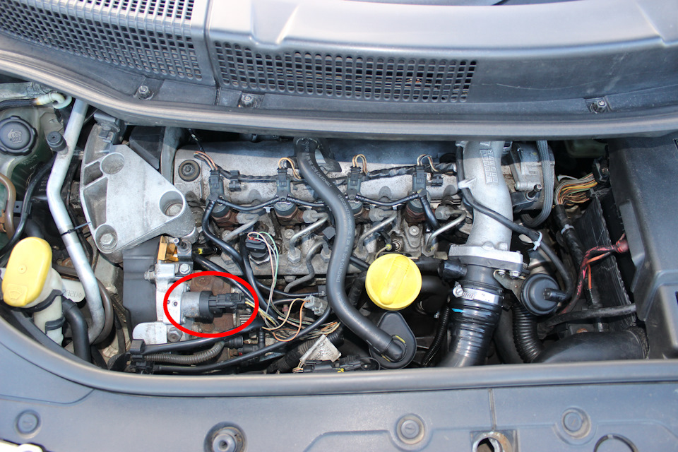 31 Чистка регулятора давления топлива Scenic 2 1.9dCi F9Q812 (Check