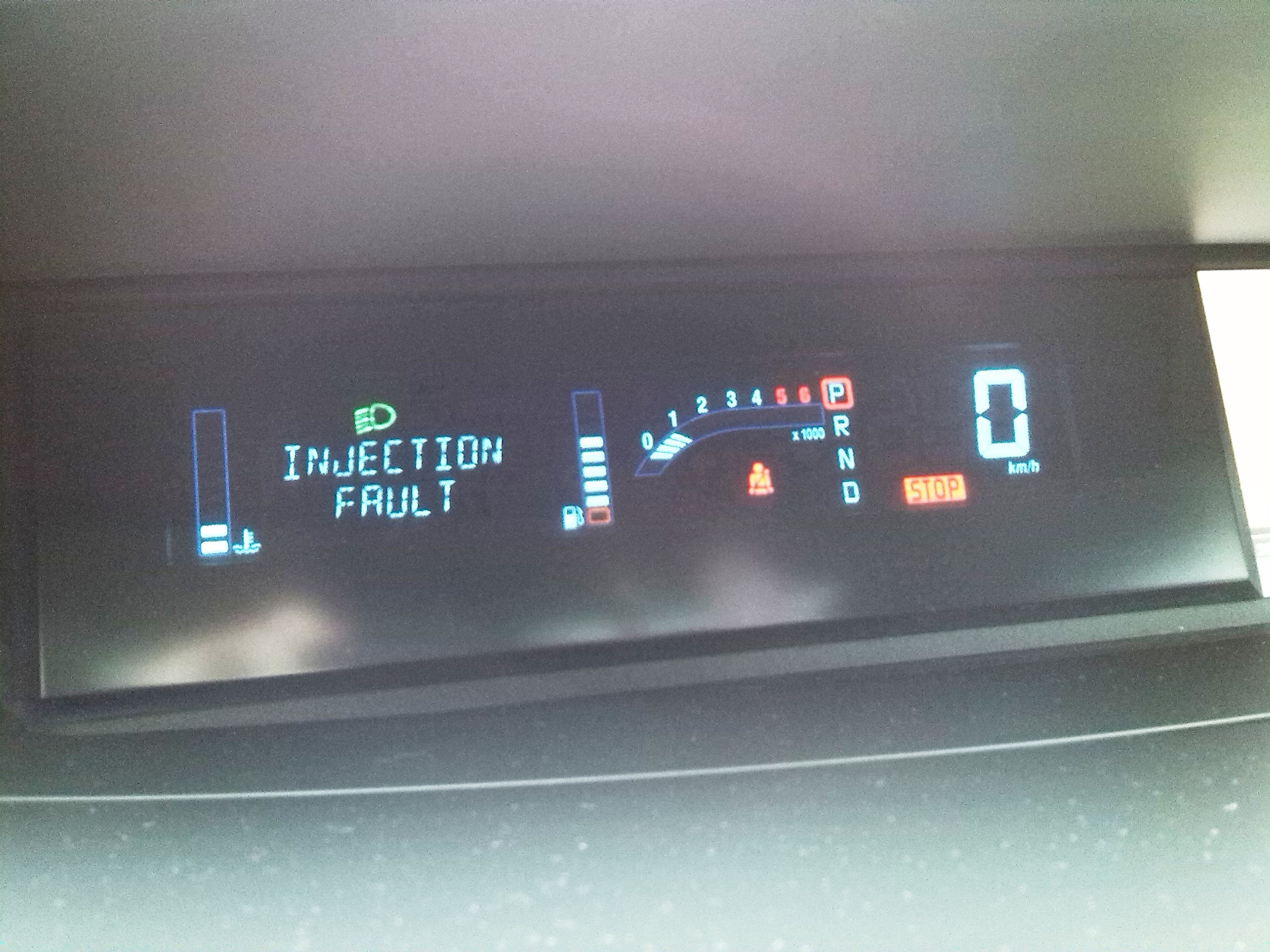 Injection fault stop Jármű specifikációk
