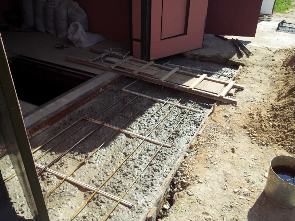 Отмостка перед гаражом — Сообщество «Гараж Мечты» на DRIVE2