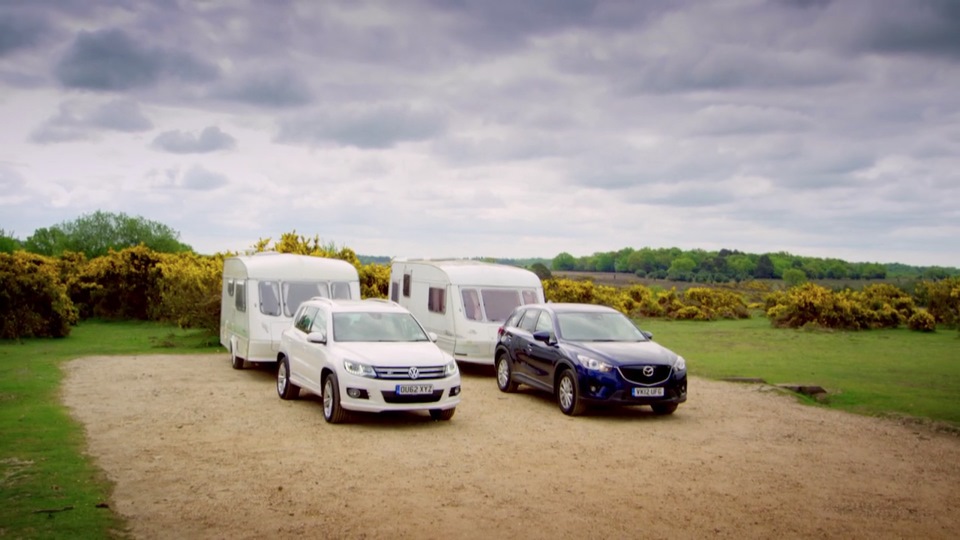 VW Tiguan versus Mazda CX5 (Top Gear 20 season 5 series) — DRIVE2