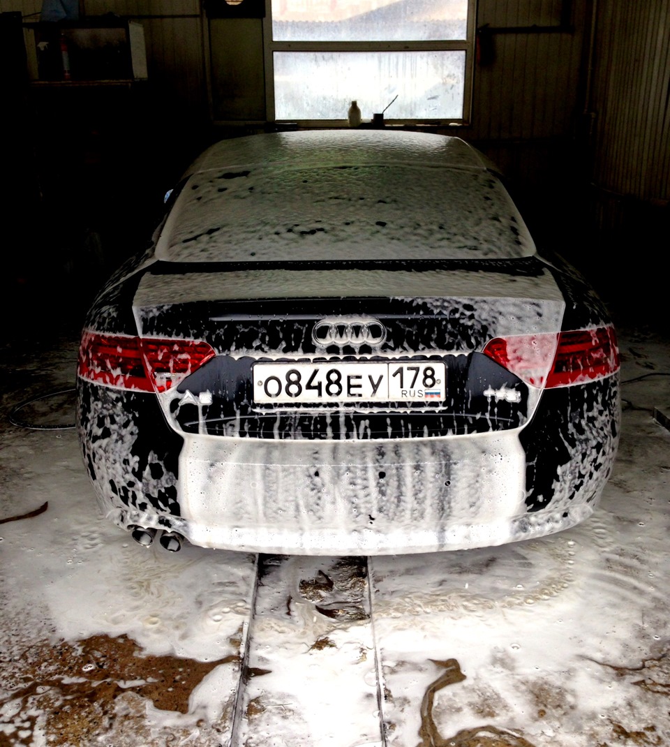 Time to wash ! — Audi A5 (1G), 1,8 л, 2010 года мойка DRIVE2
