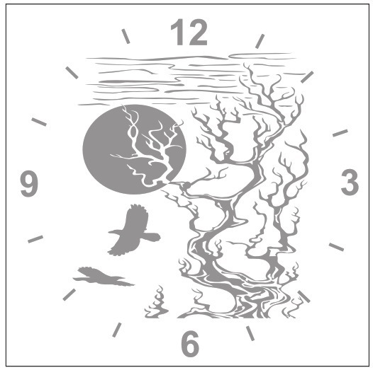 как нарисовать циферблат в corel