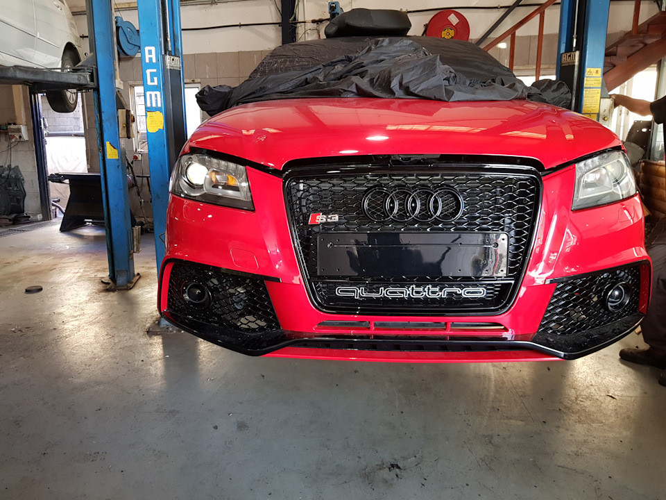 Bumper installed — Audi S3 (8P), 2 л, 2011 года тюнинг DRIVE2
