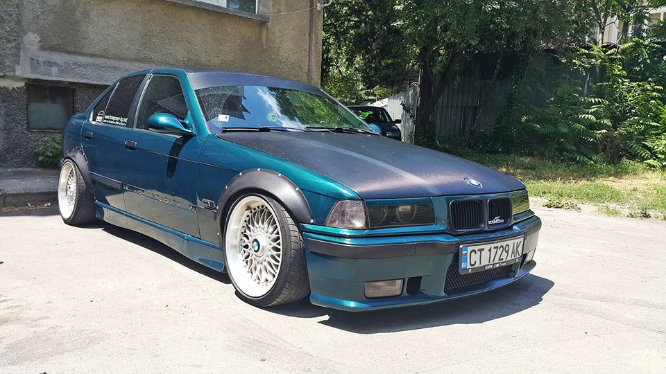 Overfenders, BBS, E36, WideNation — Просто красота. — бортжурнал BMW 3 series Wide BUSTER 1994