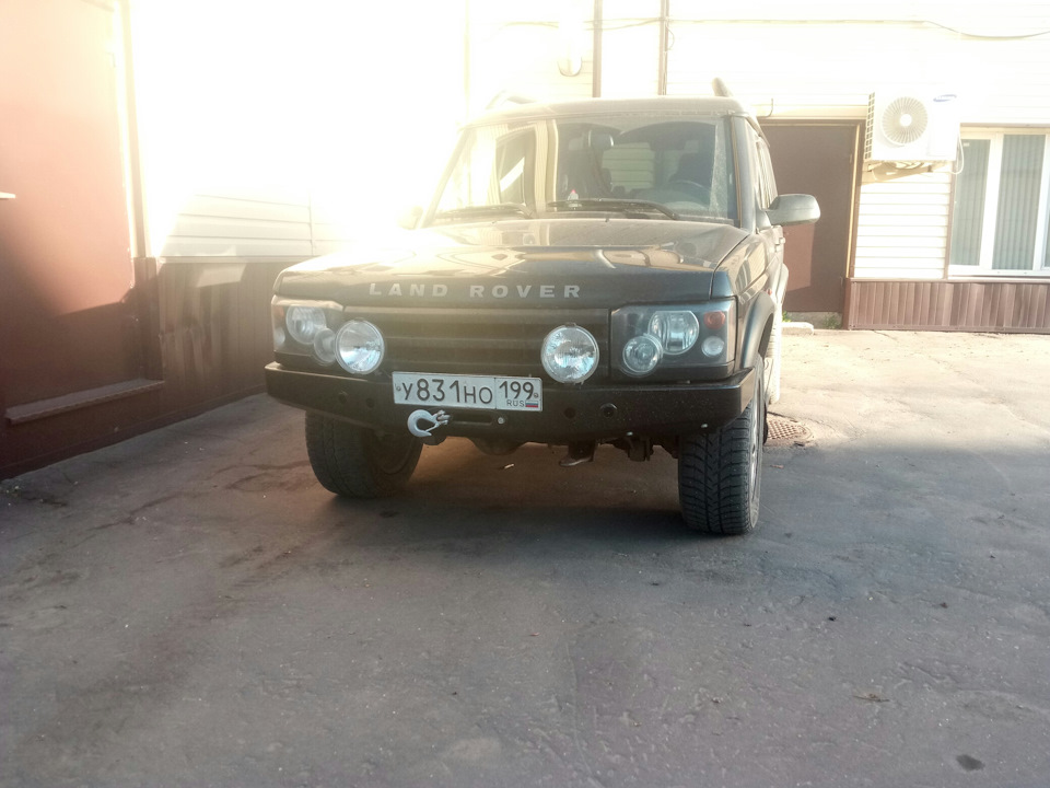 Силовой бампер terrafirma — Land Rover Discovery II, 2,5 л, 2004 года