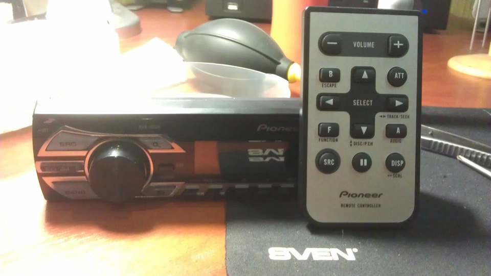 Пульт управления Pioneer MVH150UB — Daewoo Sens, 1,3 л, 2007 года