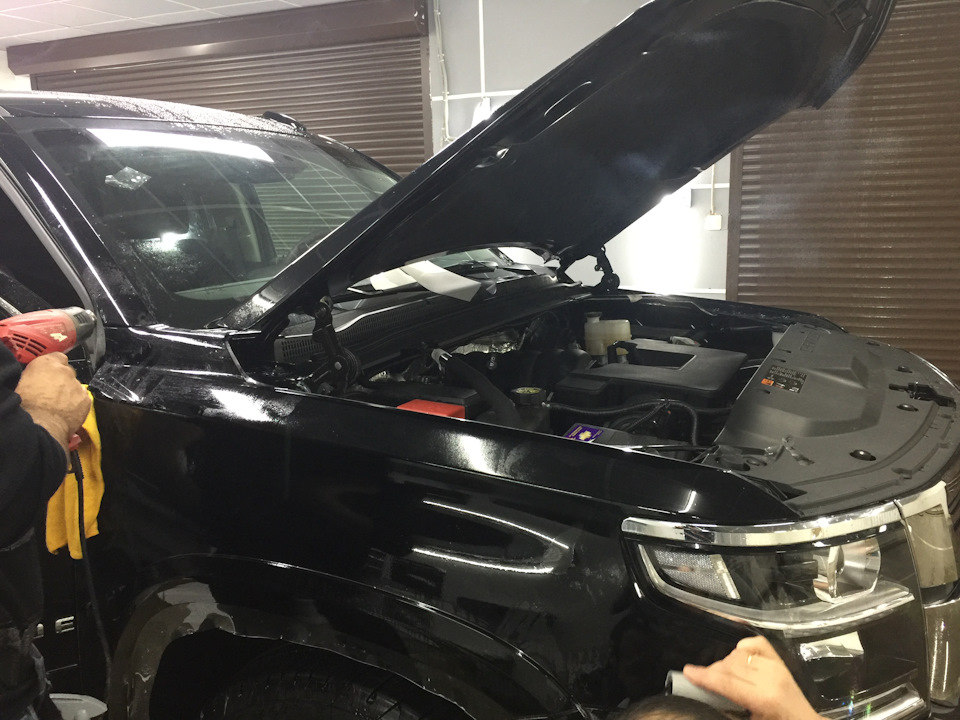 Новая Chevrolet Tahoe и сразу под керамику! — Kingdetailing на DRIVE2