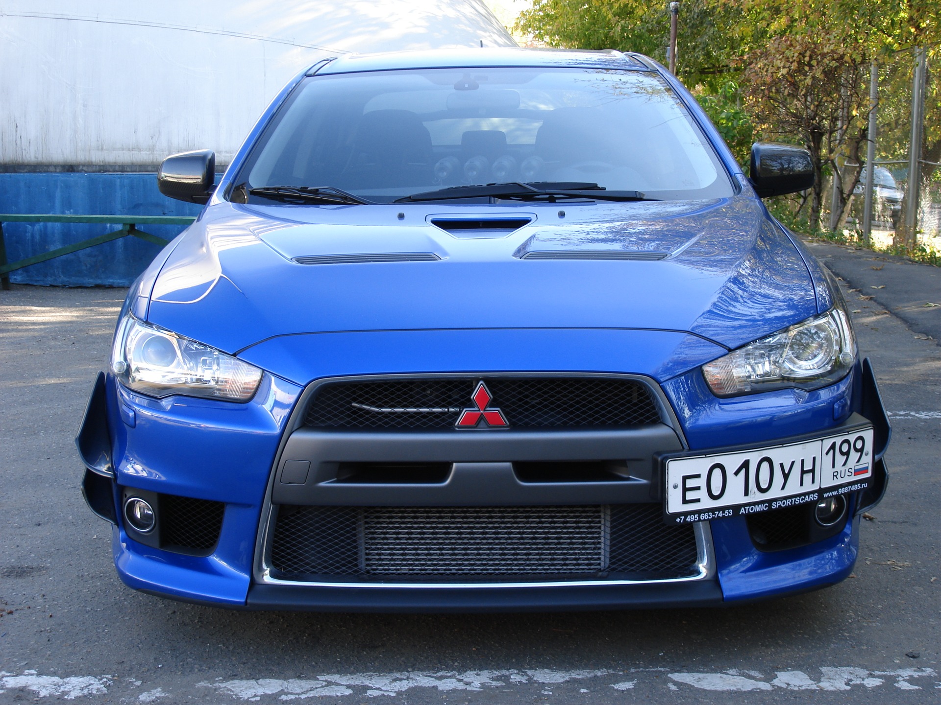 Mitsubishi Evo X Blue