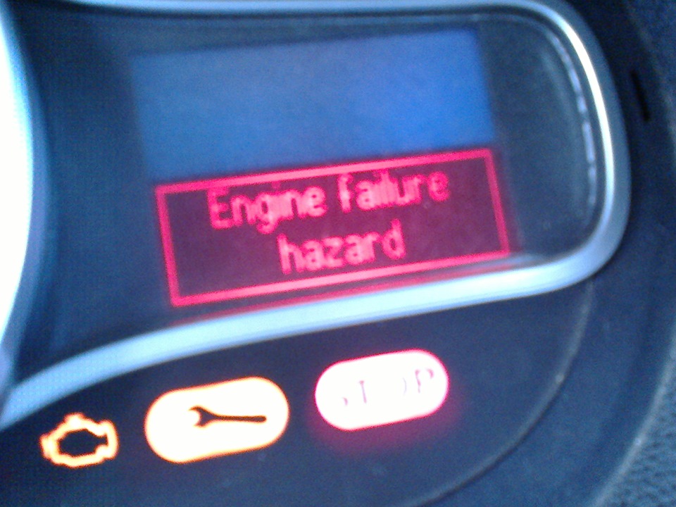 engine failure hazard — бортжурнал Renault Megane III
