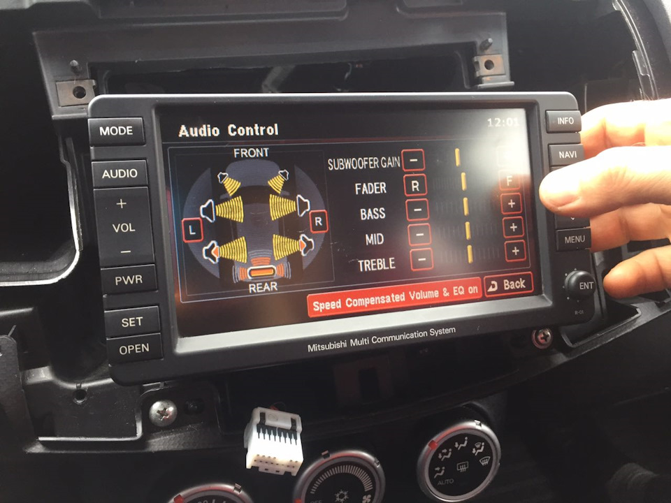 OEM Mitsubishi Multi Communication System (MMCS) & Rear Seat