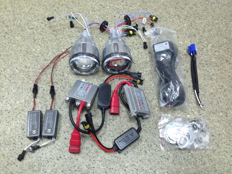 Получил линзы! — Hyundai Elantra (5G), 1,8 л, 2013 года аксессуары