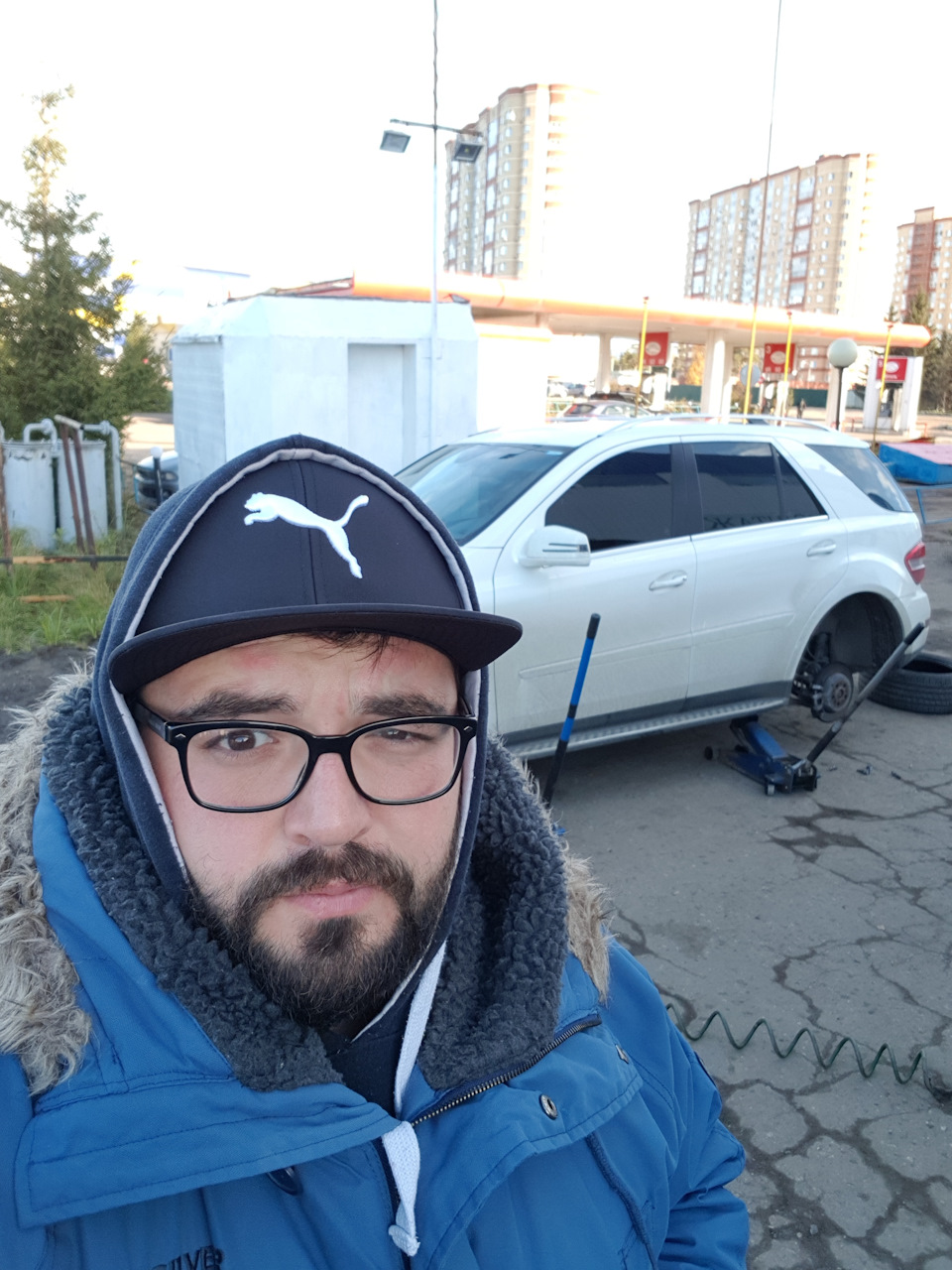 К зиме готов ☝🏽 — MercedesBenz MClass (W164), 3 л, 2011 года шины