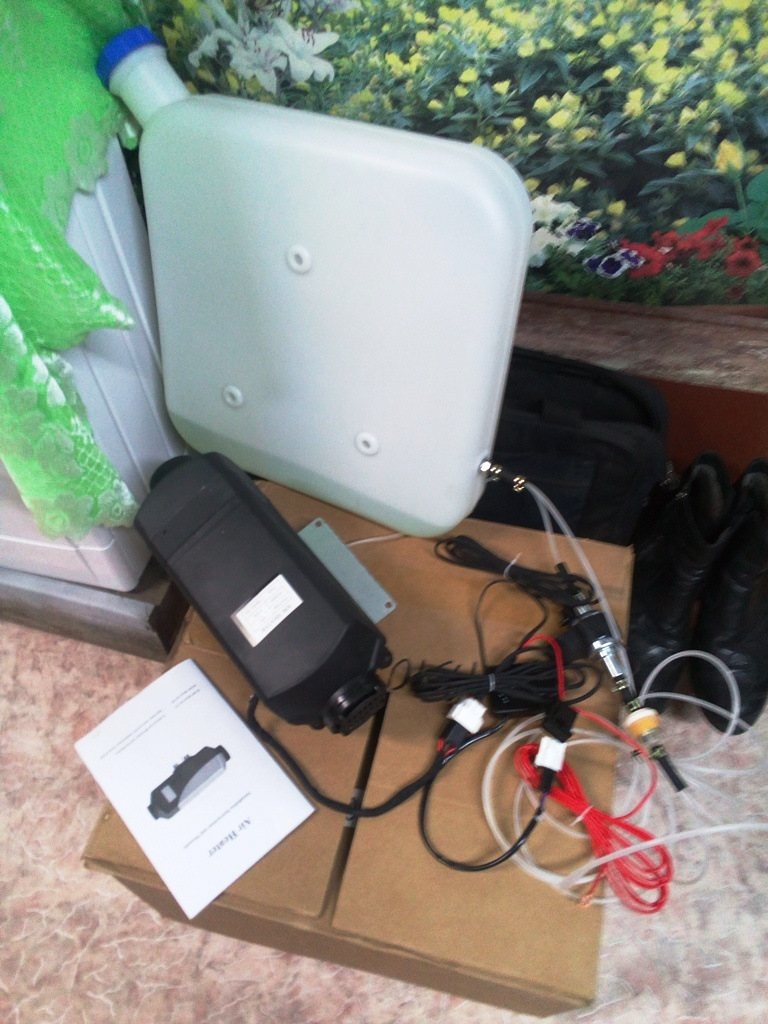 Вот теперь в натуре жара в салоне. (Air Heater D3D5 diesel oil 24v) — Mazda Titan, 4,2 л, 1996