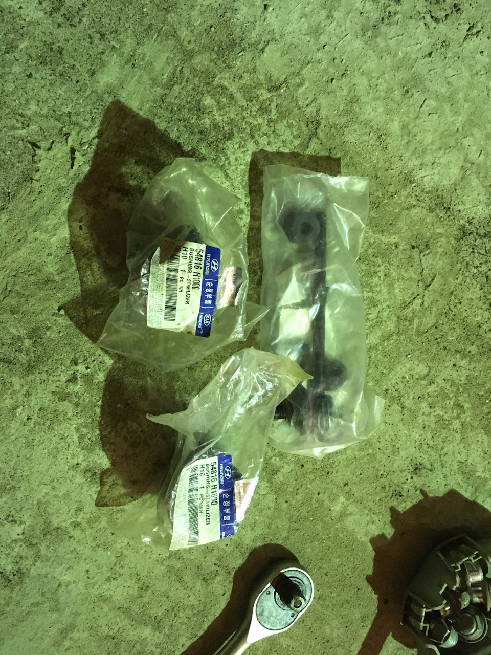 Ремонт стабилизаторов — Hyundai Terracan, 2,5 л, 2001 года своими