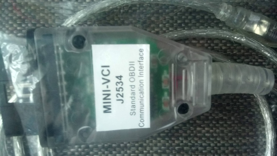MINIVCI J2534 для активации скрытых функций и не только! — Mitsubishi