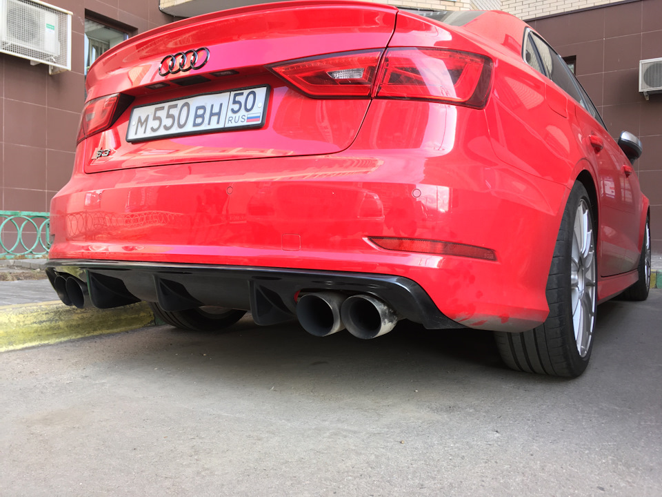 Audi S3 (8V) — задний диффузор Vorsteiner — JCsportline на DRIVE2