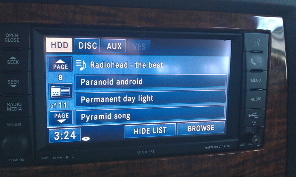 Тюнинг ателье, часть 3 TV и жесткий диск. — Jeep Commander (XK), 3 л