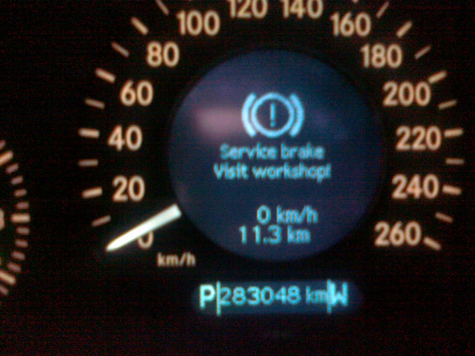 Ошибки ESP, SRS, BAS, ABS, Speedtronic/ cruise control, Service brake. — MercedesBenz Eclass