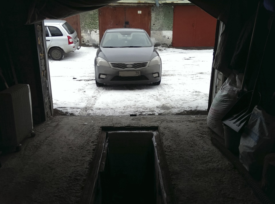 Установка защиты картера. — KIA Ceed, 1.6 л., 2010 года на