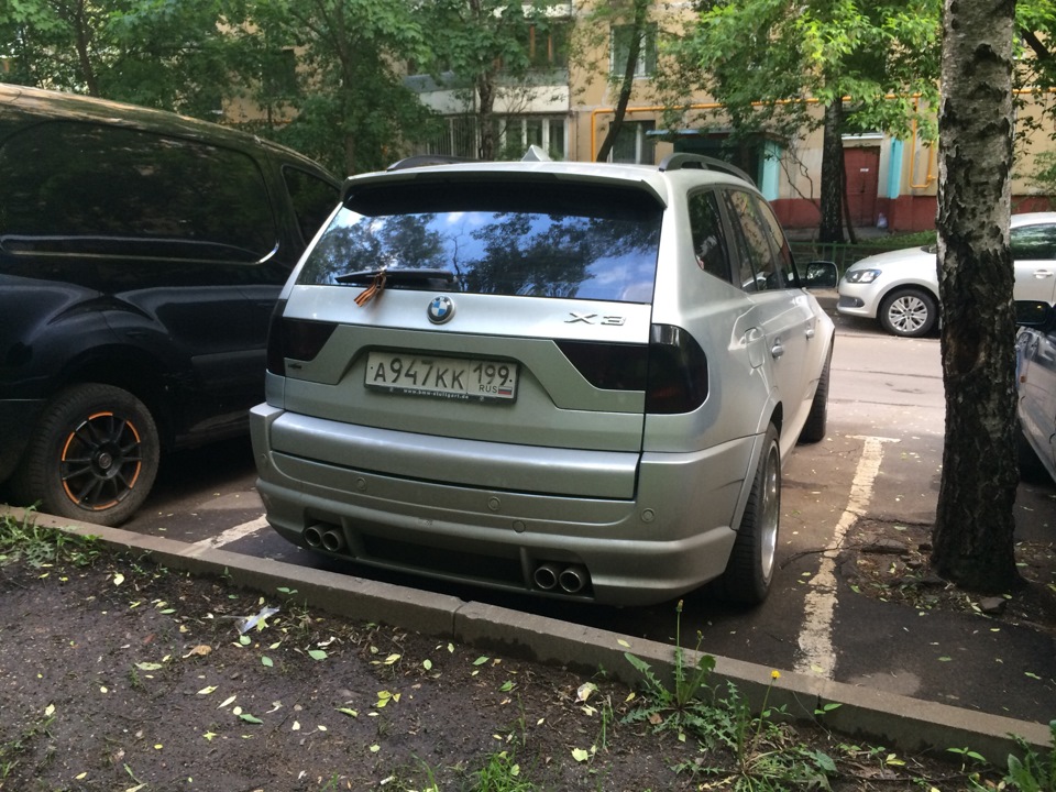 Тонировка задних фар — BMW X3 (E83), 3 л, 2005 года стайлинг DRIVE2