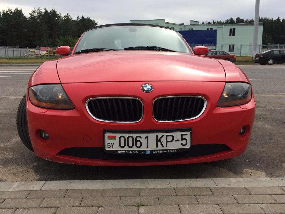 тормозные диски и колодки — BMW Z4 (E85), 2,5 л, 2004 года плановое