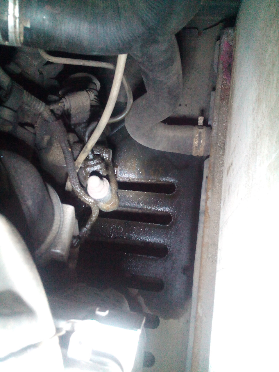 Сцепление — break fluid level low часть1 — Peugeot 307, 1,4 л, 2003