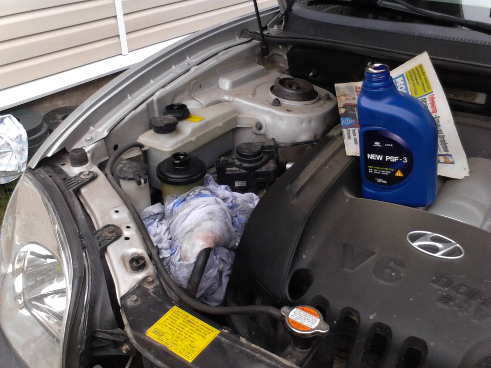 Hyundai santa fe oil leak recall