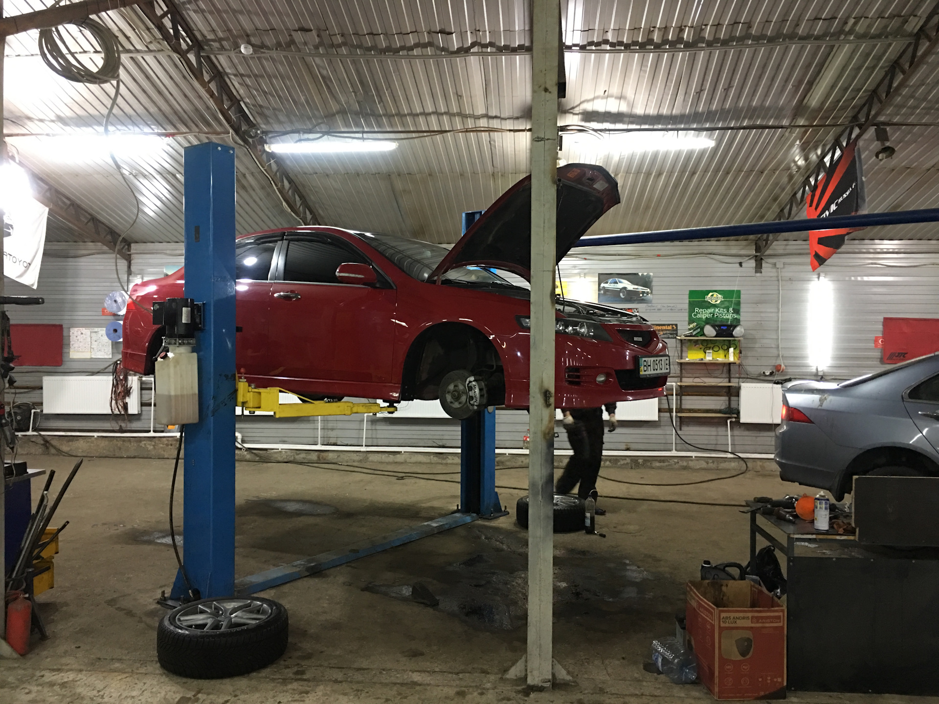 Brake Kit Accord Type R CH 1 — Honda Accord (7G), 2,4 л, 2007 года