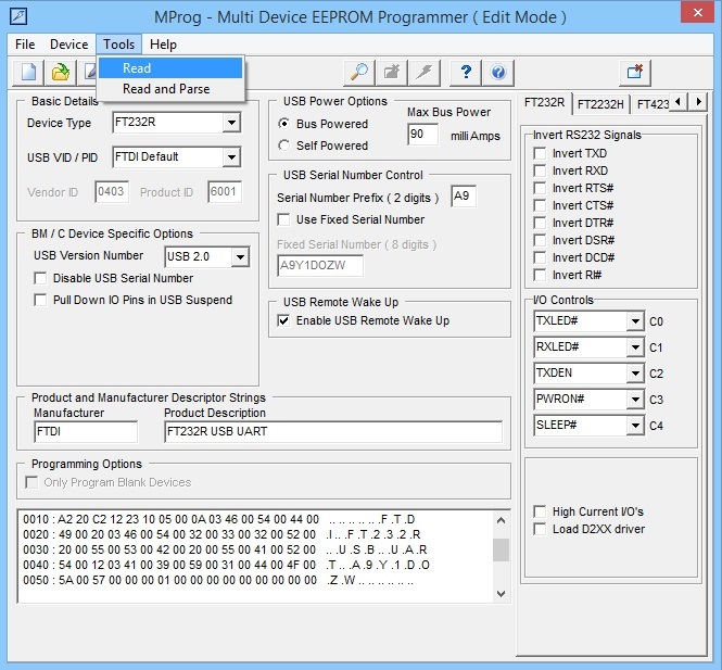 Ftdibus comport vid 0403 pid 6001 windows 10 драйвер