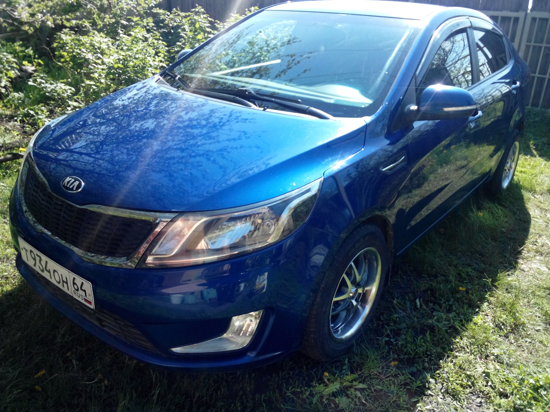 летние колеса — KIA Rio (3G), 1,6 л, 2013 года фотография DRIVE2